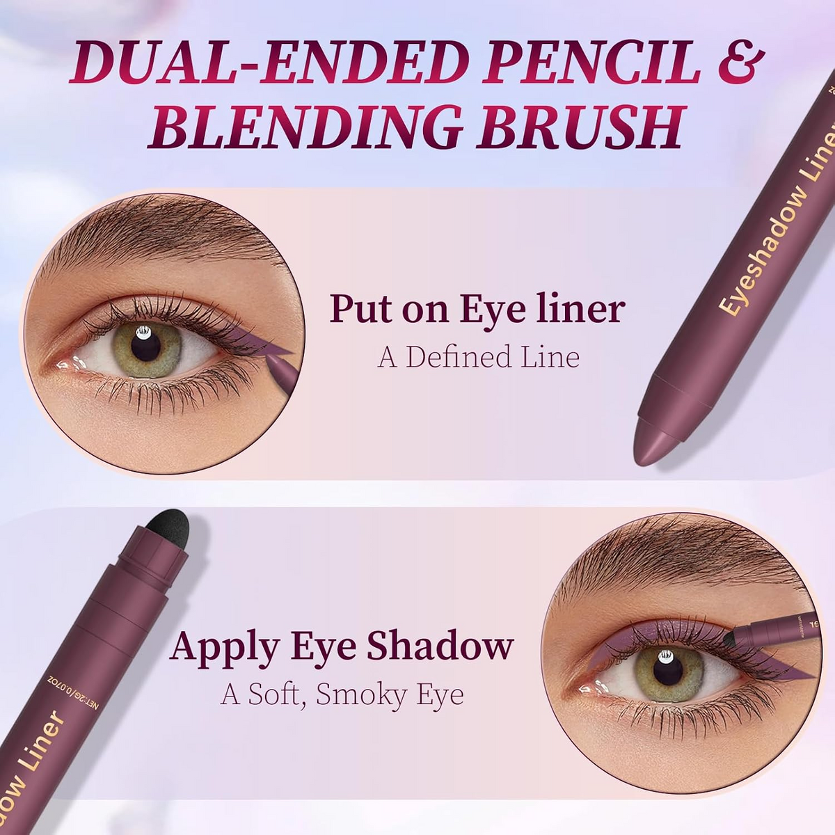 2026 SALE 2-In-1 Eyeliner & Eyeshadow. Moisturizing, Nourishing & Easy To Color