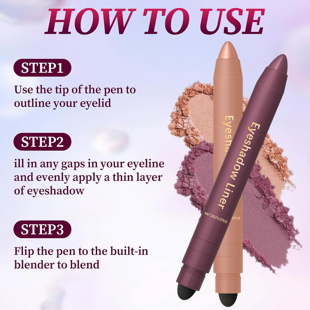 2026 SALE 2-In-1 Eyeliner & Eyeshadow. Moisturizing, Nourishing & Easy To Color