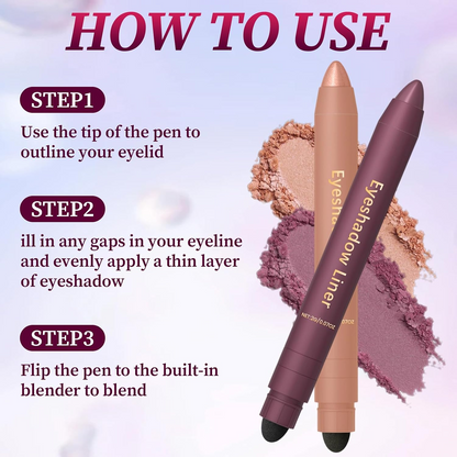 2026 SALE 2-In-1 Eyeliner & Eyeshadow. Moisturizing, Nourishing & Easy To Color