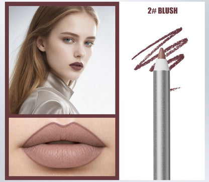 2026 SALE 2PCS Matte Lipliner Pencil.Outline the Lip Shape,Waterproof & Non Stick Cup