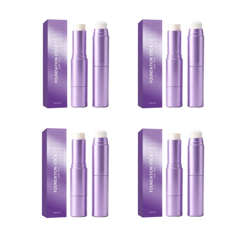 2026 SALE 2 in 1 Foundation Stick.Color Changing Foundation Stick,Moisturizing & Natural-Looking Finish
