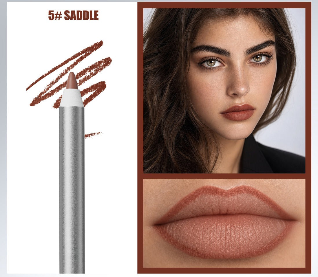 2026 SALE 2PCS Matte Lipliner Pencil.Outline the Lip Shape,Waterproof & Non Stick Cup