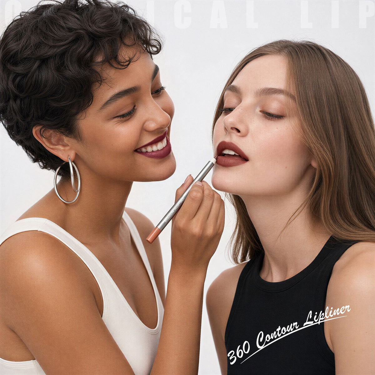2026 SALE 2PCS Matte Lipliner Pencil.Outline the Lip Shape,Waterproof & Non Stick Cup