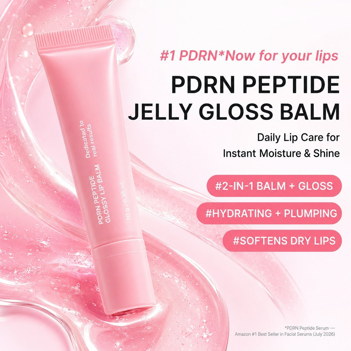 2026 SALE Glossy Lip Balm.Long-lasting Hydration for Dry Skin, Non-Sticky Moisturizing Lip Care
