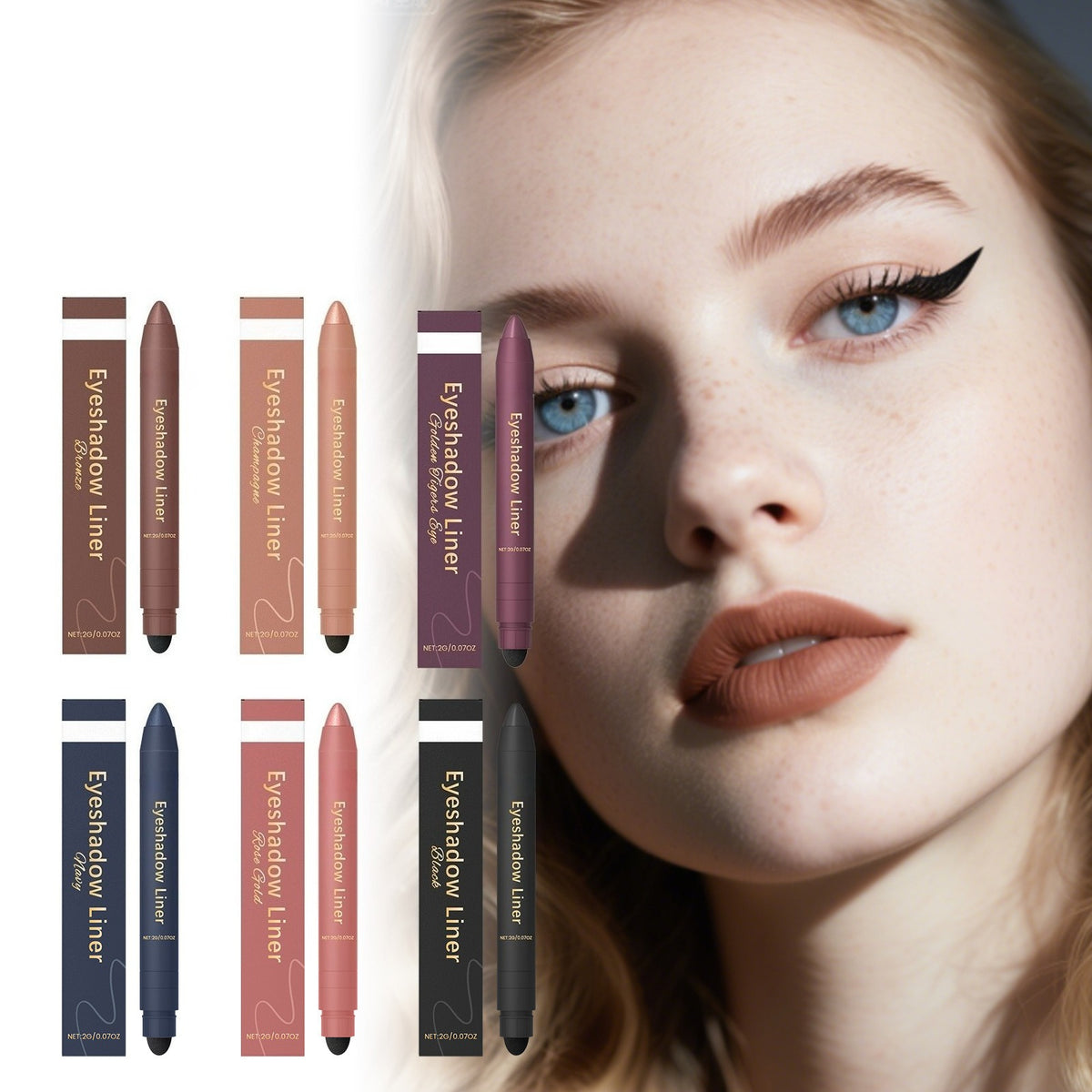 2026 SALE 2-In-1 Eyeliner & Eyeshadow. Moisturizing, Nourishing & Easy To Color