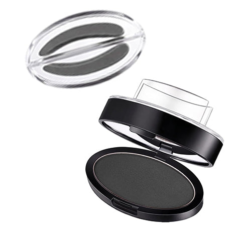 Eyebrow Stamp Powder.Waterproof and sweat-proof,Nature Brow shape for Beginner