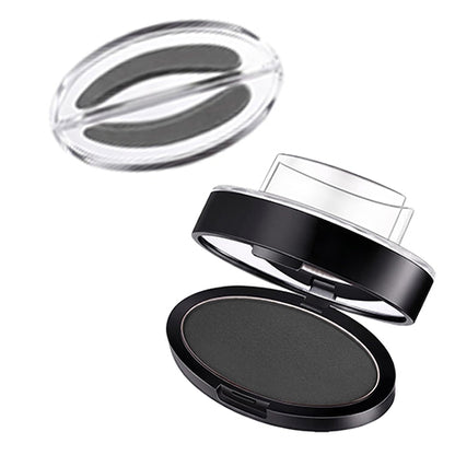 Eyebrow Stamp Powder.Waterproof and sweat-proof,Nature Brow shape for Beginner